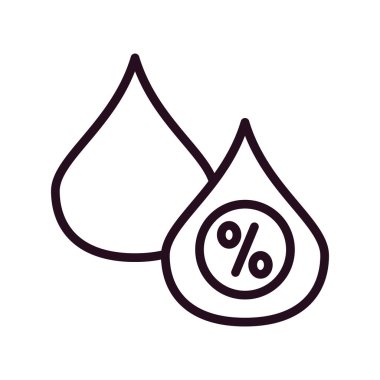 Nem simgesi, vektör illüstrasyonu