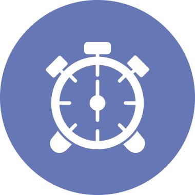 Çalar saat simgesi. özet vektör resimleme çizelgesi. 