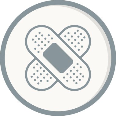 Sargı bezi. Web simgesi basit tasarım