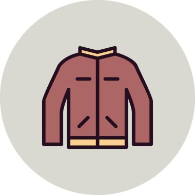 Ceket simge vektör çizim