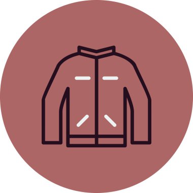 Ceket simge vektör çizim