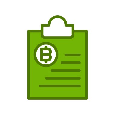 Bitcoin pano simgesi, vektör illüstrasyonu