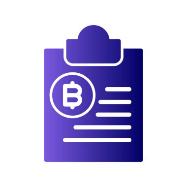 Bitcoin pano simgesi, vektör illüstrasyonu