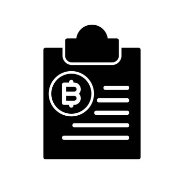 Bitcoin pano simgesi, vektör illüstrasyonu