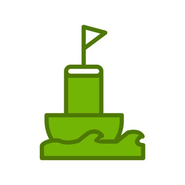 Simge vektör çizim şamandıra