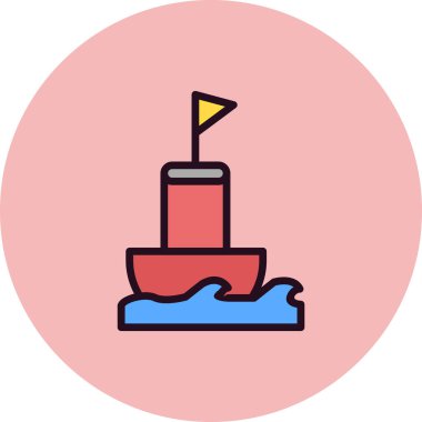 Simge vektör çizim şamandıra