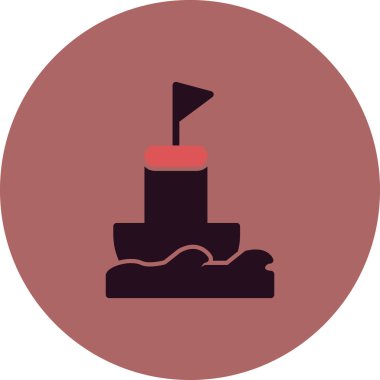 Simge vektör çizim şamandıra