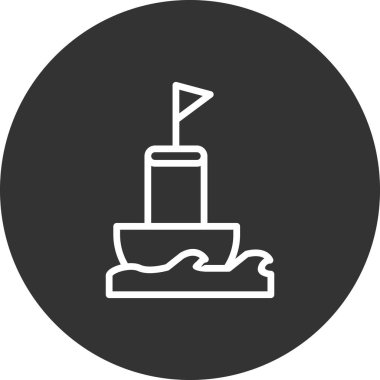 Simge vektör çizim şamandıra