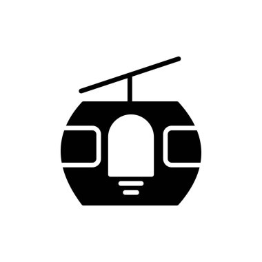 Kablo Kabin ikonu vektör illüstrasyonu