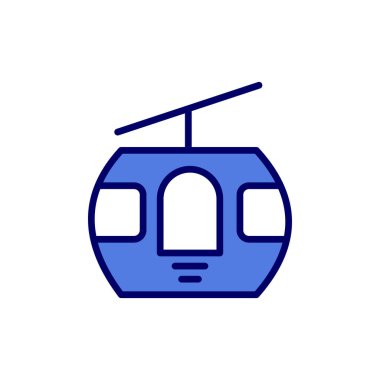 Kablo Kabin ikonu vektör illüstrasyonu