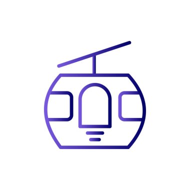 Kablo Kabin ikonu vektör illüstrasyonu