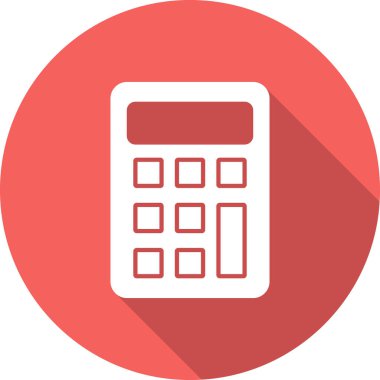 hesap makinesi simgesi vektör illüstrasyonu