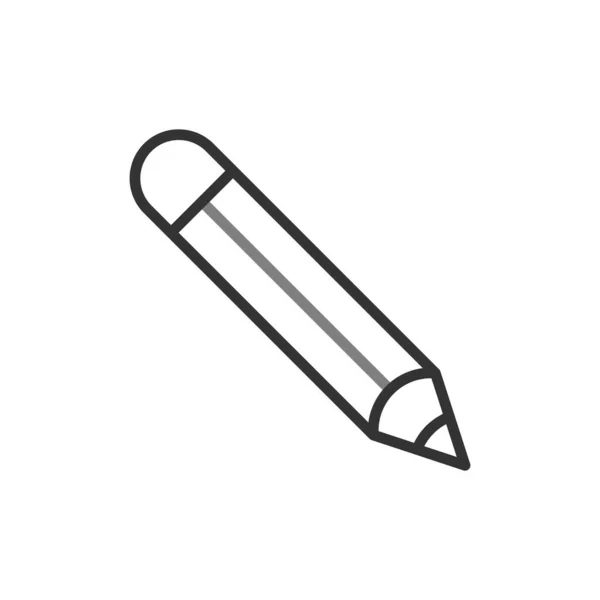 Ikona Wektora Ołówka Użytku Osobistego Handlowego — Wektor stockowy