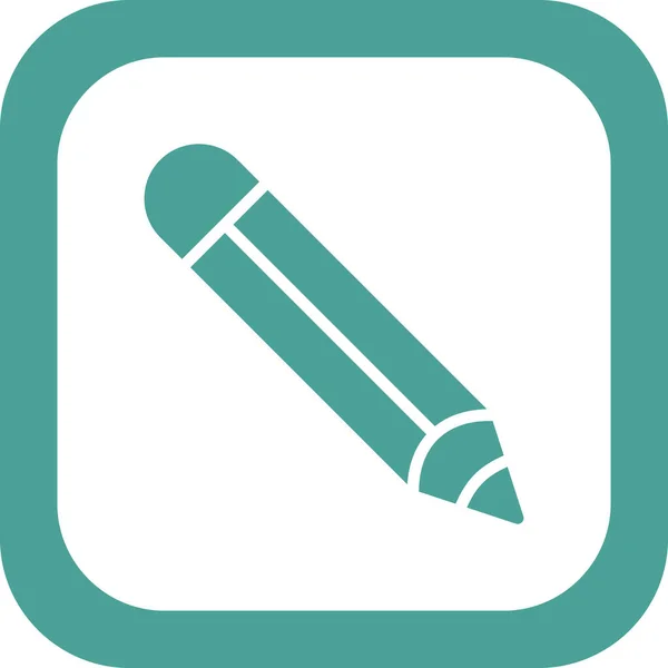 Pencil Vector Icon Personal Commercial Use — ストックベクタ