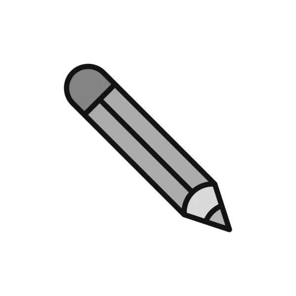 Icône Vectorielle Crayon Pour Usage Personnel Commercial — Image vectorielle