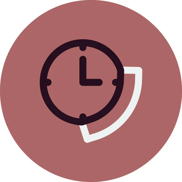 Clock Icon Vector Illustration Period Time — Stock Vector