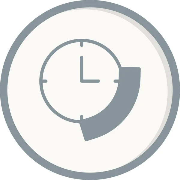 Clock Icon Vector Illustration Period Time — Vetor de Stock