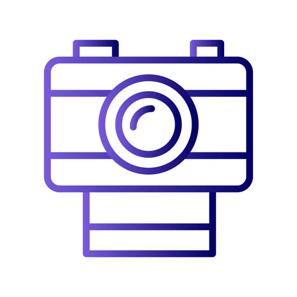 Photo Camera Icon Vector Illustration — Stock Vector