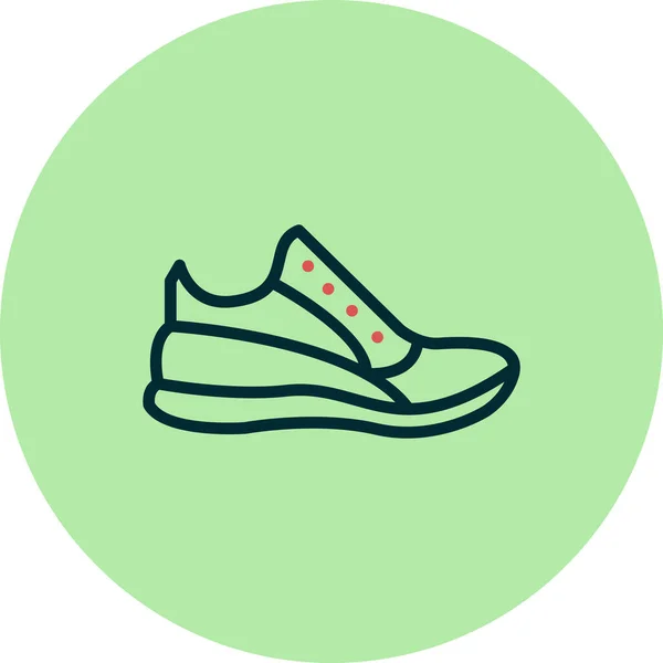 Shoe Icon Design Vector Illustration — Stockvector