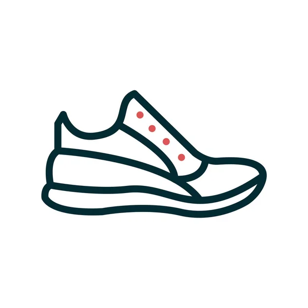 Shoe Icon Design Vector Illustration — Stok Vektör