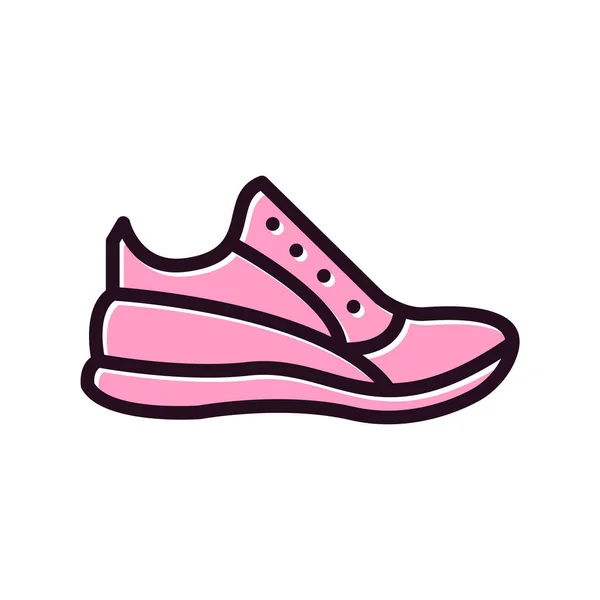 Shoe Icon Design Vector Illustration — Vettoriale Stock