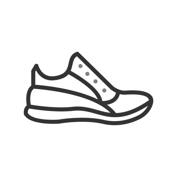 Ayakkabı Simgesi Tasarımı Vektör Çizimi — Stok Vektör