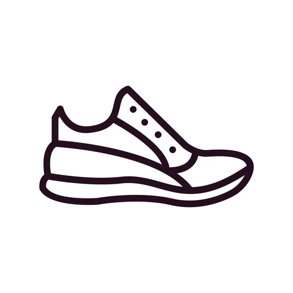 Schuh Ikone Design Vektor Illustration — Stockvektor