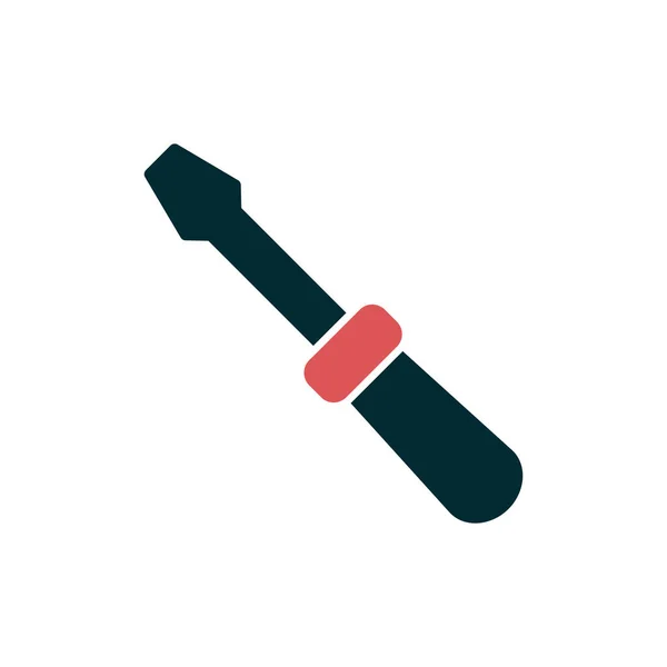 Screwdriver Icon Vector Art Illustration — 스톡 벡터