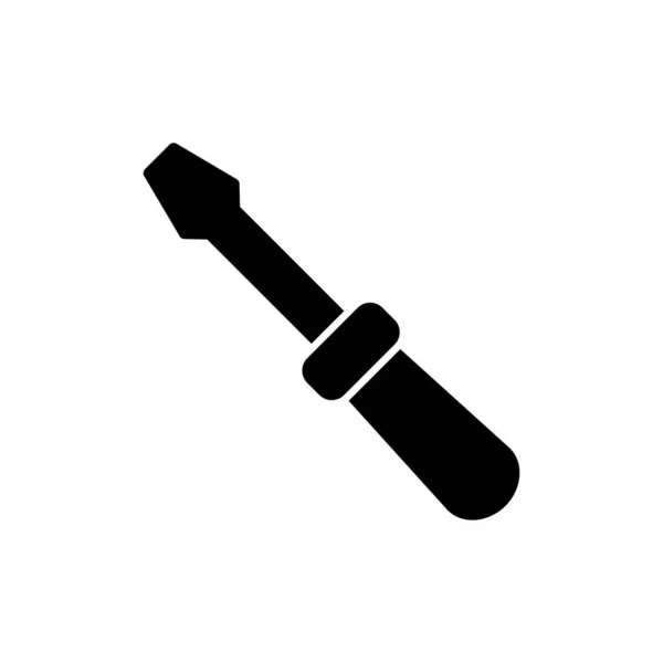 Screwdriver Icon Vector Art Illustration — Stok Vektör