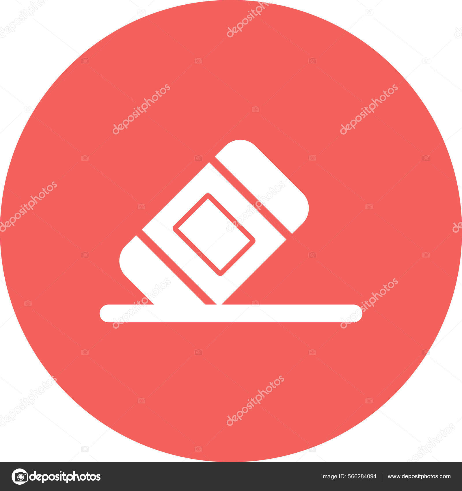 Simple Eraser Icon Vector Symbol Stock Vector Image by ©glyphinder