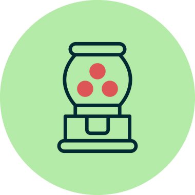 Candy Machine ikon vektör çizimi