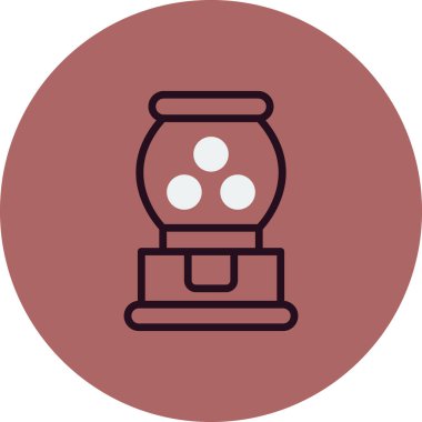 Candy Machine ikon vektör çizimi