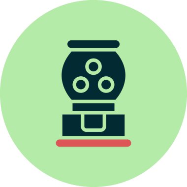 Candy Machine ikon vektör çizimi