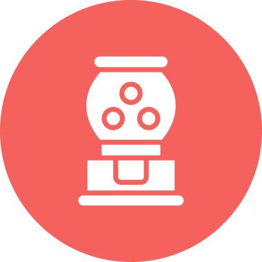Candy Machine simgesi, vektör illüstrasyonu