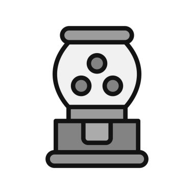 Candy Machine simgesi, vektör illüstrasyonu