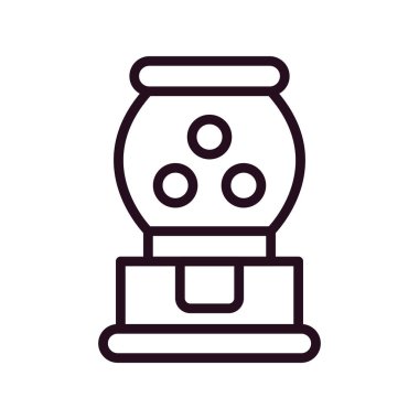 Candy Machine simgesi, vektör illüstrasyonu