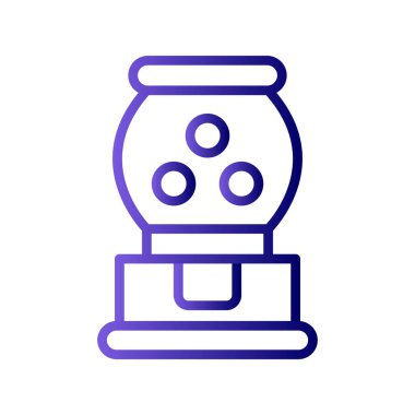 Candy Machine simgesi, vektör illüstrasyonu