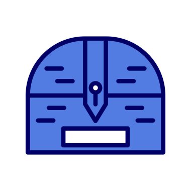 Göğüs simgesinin vektör illüstrasyonu