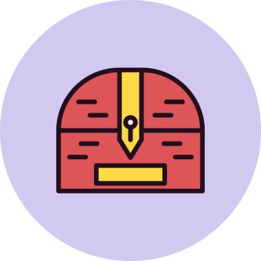 Göğüs simgesinin vektör illüstrasyonu