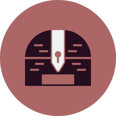 Göğüs simgesinin vektör illüstrasyonu