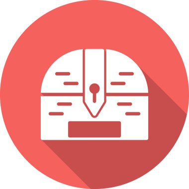 Göğüs simgesinin vektör illüstrasyonu