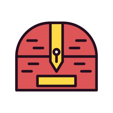 Göğüs simgesinin vektör illüstrasyonu