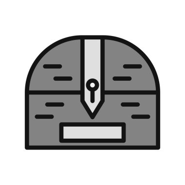 Göğüs simgesinin vektör illüstrasyonu