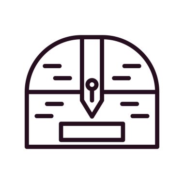 Göğüs simgesinin vektör illüstrasyonu