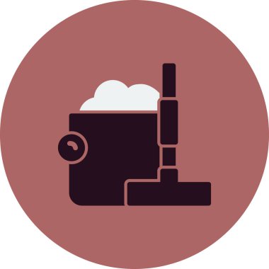 Modern temizlik simgesinin vektör illüstrasyonu