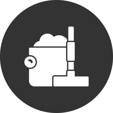 Modern temizlik simgesinin vektör illüstrasyonu