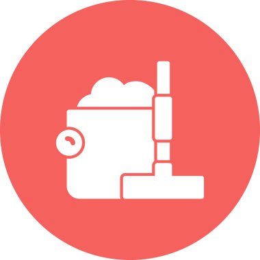 Modern temizlik simgesinin vektör illüstrasyonu