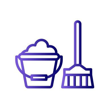 vector illustration of modern Cleaning icon