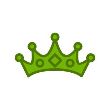 taç simgesi vektör illüstrasyonu