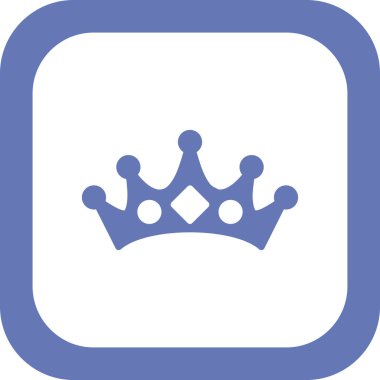 taç simgesi vektör çizimi